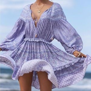 Coven and Co. Bloom mini dress in Lavender